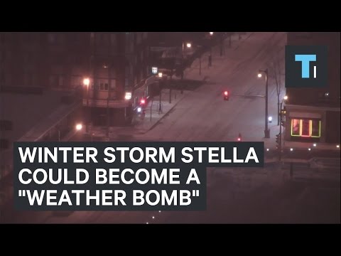 Winter Storm Stella could become a "weather bomb"