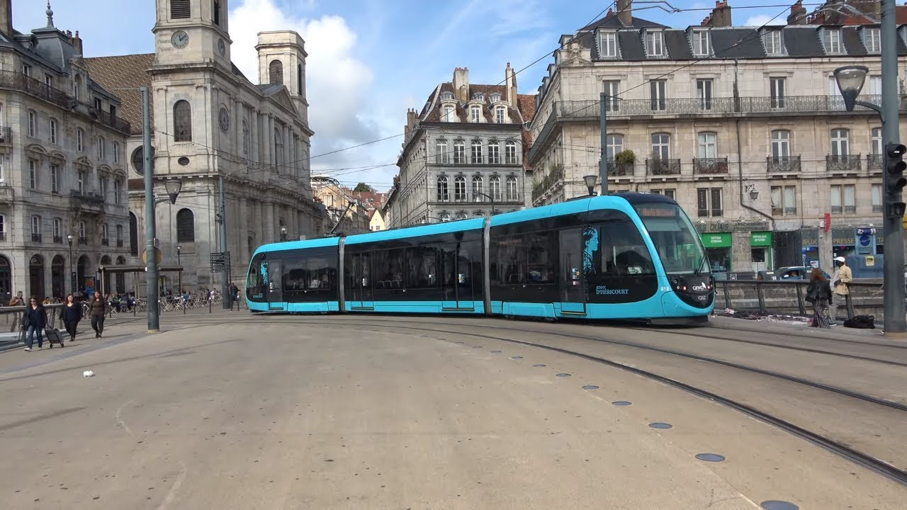 Tram Besançon | Ginko (Keolis) CAF Urbos 3 24m. | 9 september 2019