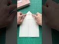How to make Easiest airplane with paper| paper plane tutorial 🤩 #shots