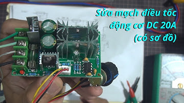 Sửa mạch điều tốc động cơ #LM317T