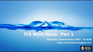 Using TFS Work Items Part 1