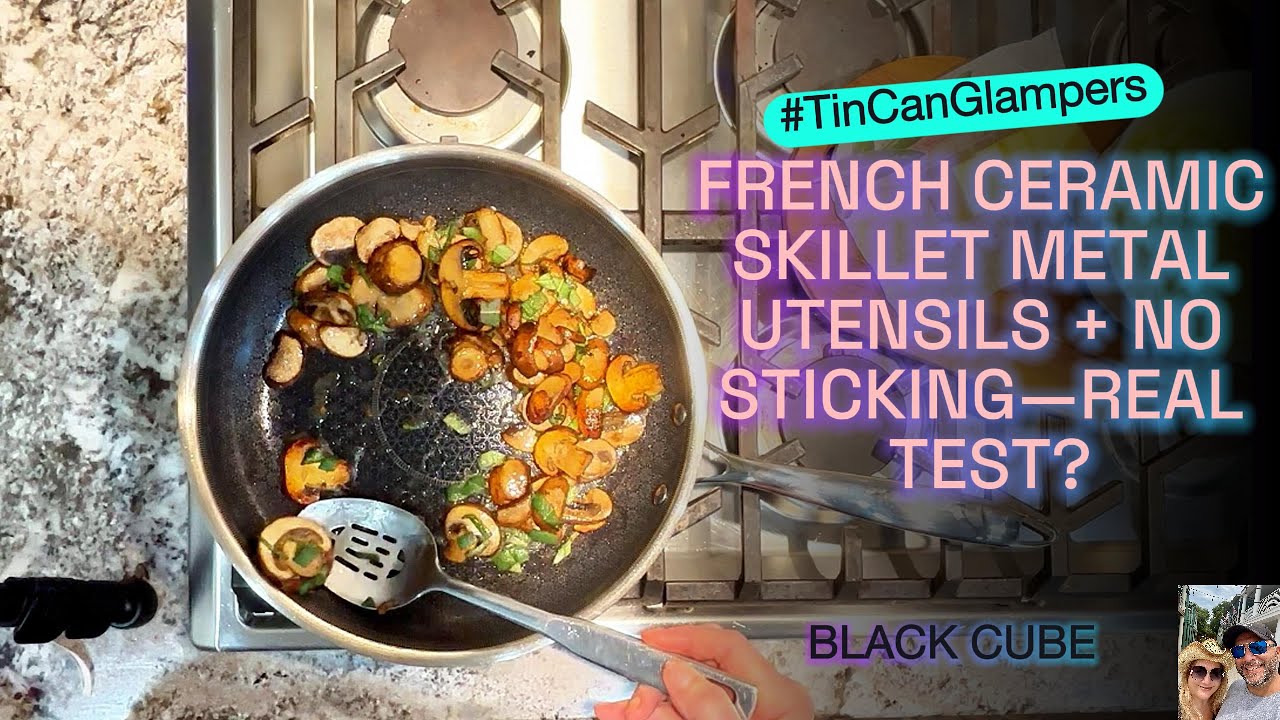 Французская керамическая сковорода: первый взгляд. Металлическая кухонная утварь. Волшебство анти...