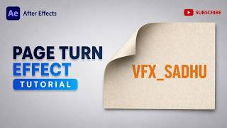Page Turn VFX in After Effects - No Plugins Required!