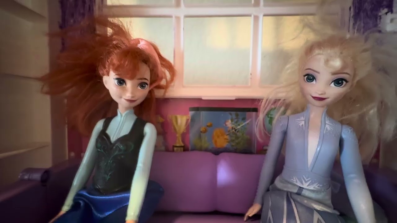 Elsa and Anna scared of Thunderstorms….