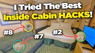 I tried the best inside cruise ship cabin hacks to see if they worked