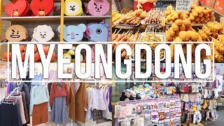 TOP THINGS TO DO and BUY IN MYEONGDONG!! | Trip to Korea Vlog