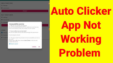 Auto Clicker App Keeps Crashing & Not Working Problem Solve