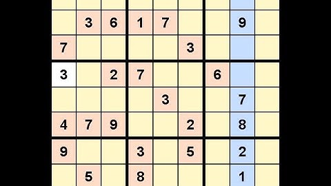 How to Solve Guardian Sudoku Expert 5918 January 7, 2023