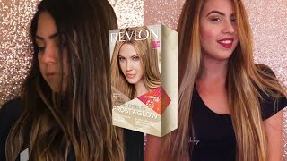 GOING BLONDE| REVLON FROST AND GLOW REVIEW| BEFORE &amp; AFTER