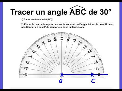 Vídeo: Com Es Construeix Un Angle De 30 Graus