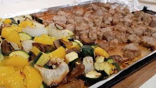Sheet Pan Hibachi Beef and Vegetables