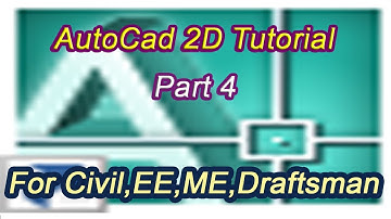 AutoCad - 2D Tutorial Part 4 || AutoCad - tutorial for beginners || by Subhankar Pal