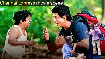 Chennai Express || SRK tries to talk in Tamil || Comedy Seen