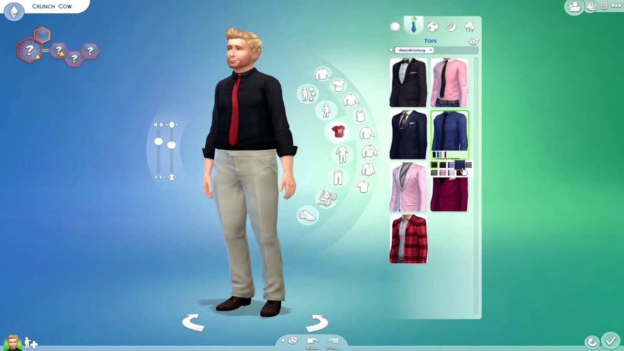 Sims 4 Charakter Editor - YouTube