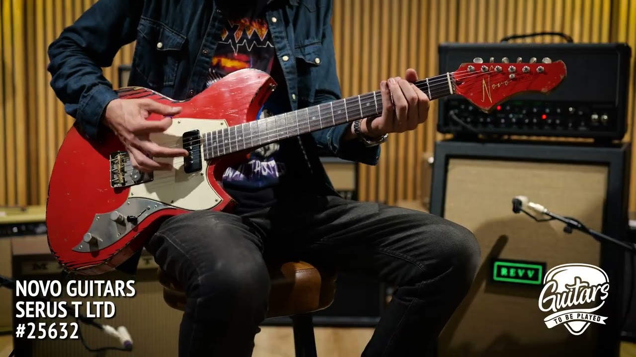 Novo Serus T Guitar | Tempered Pine Body | Fralin High Output Tele & P-45 | 