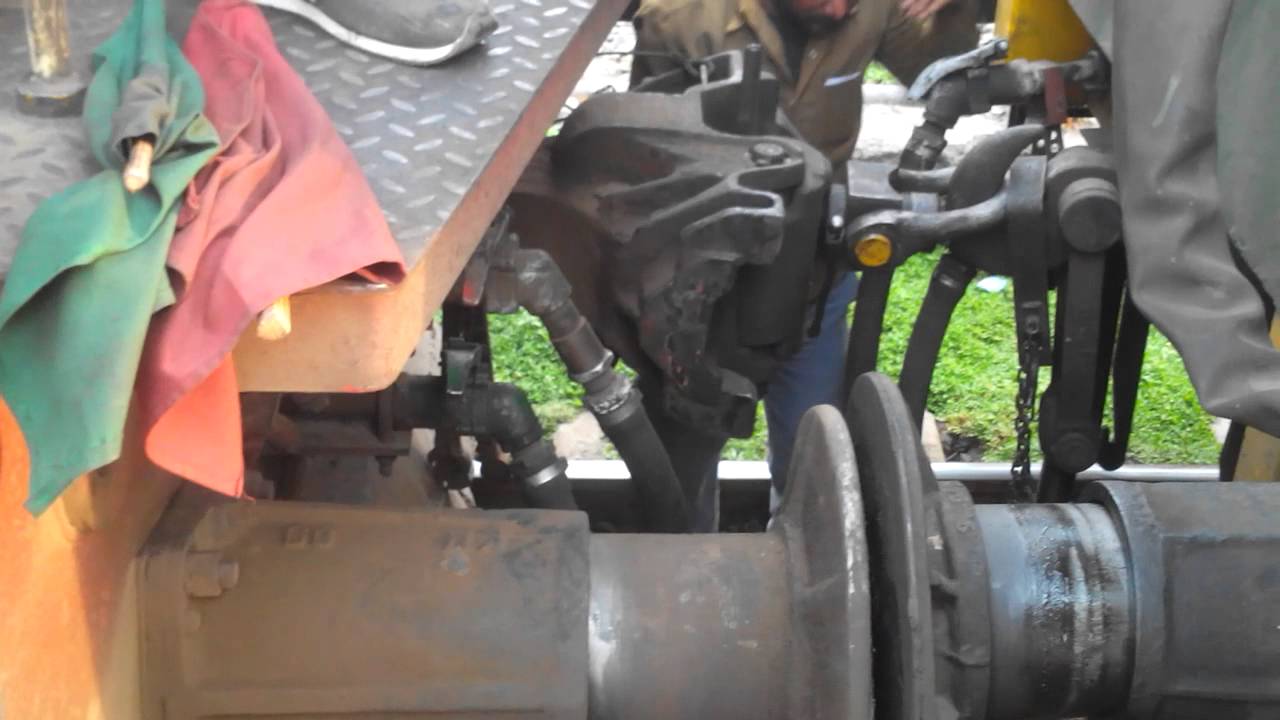 Engine Connecting to Train - YouTube