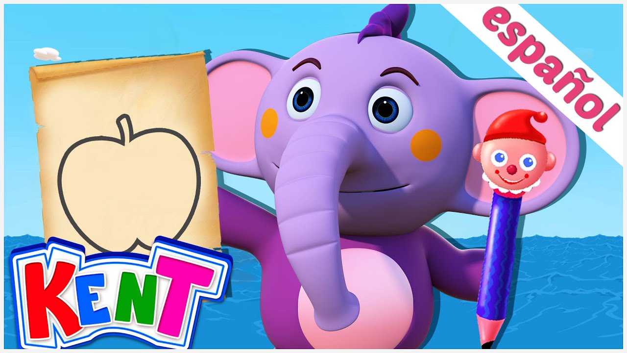 ⁣Kent el Elefante | Aprende las frutas con Kent el Elefante y su lápiz mágico - Aprendizaje Infantil