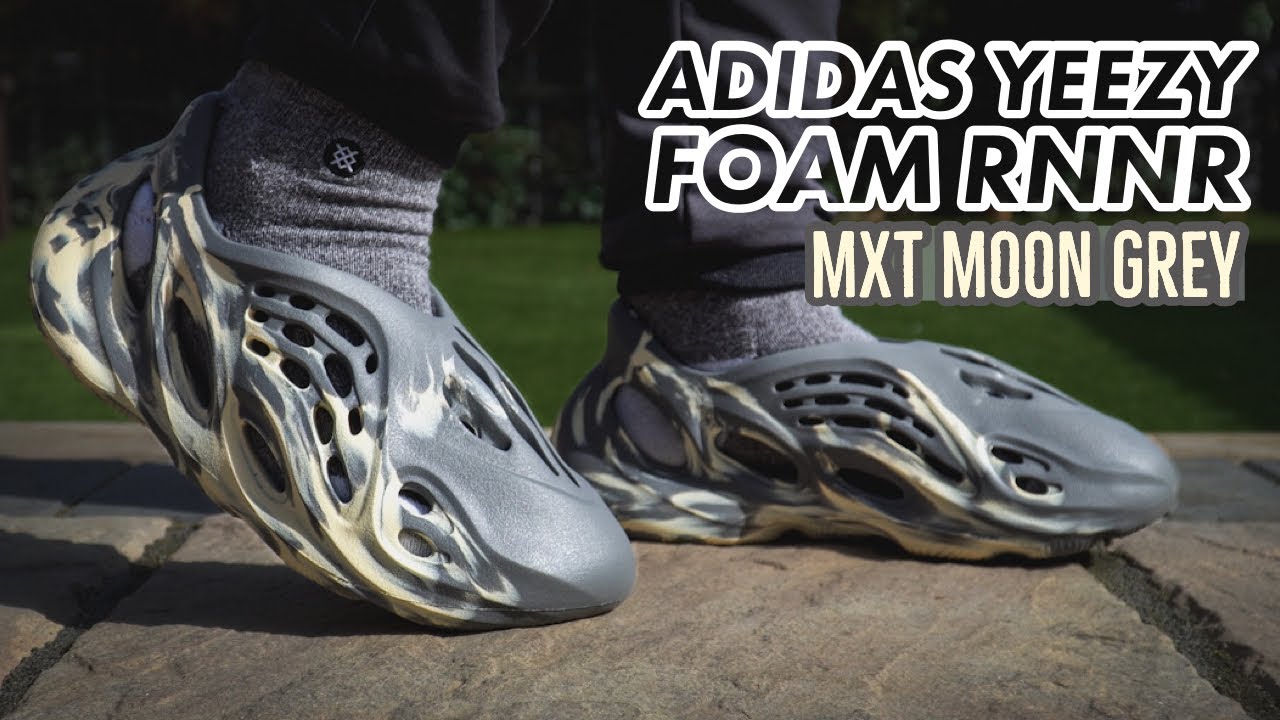 Adidas YEEZY FOAM RUNNER MXT Moon Gray REVIEW & SIZING GUIDE - YouTube