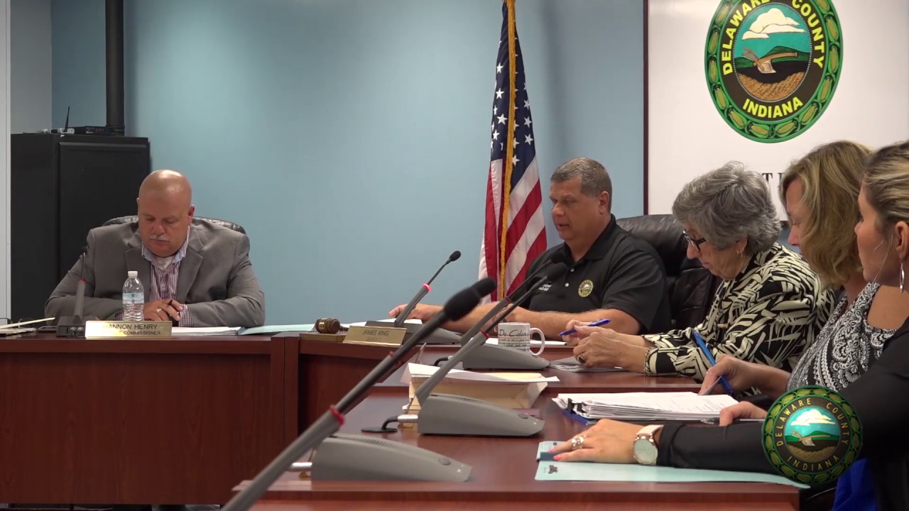 August 7th 2017 Delaware County Commissioners Meeting YouTube