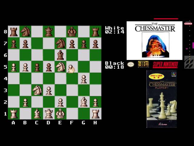 Zerando The Chessmaster (SNES) em 06 minutos - Level of Play Is 2 [TAS] 