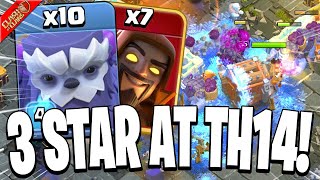 How To Use Yetis To Destroy Town Hall 14 In Clash Of Clans!