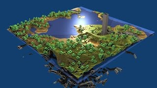 Как построить целый мир в Minecraft из одного дерева? #1