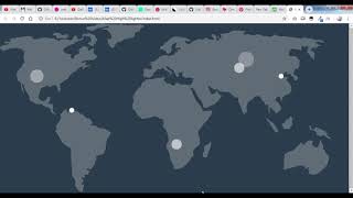 Simple Map Location Highlight Animation Only CSS | Map Location Highlight In CSS