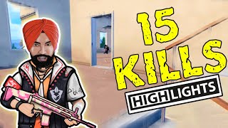 15 Kills in Erangel Map || PUBG MOBILE HIGHLIGHTS || GTXPREET