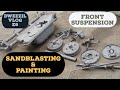 Sandblasting and POR15 VW Bug Dweezil Restoration E6