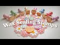 Wax sealing stamps  cartoon wax seals  pastel wax sealing tools  ft easy craft art