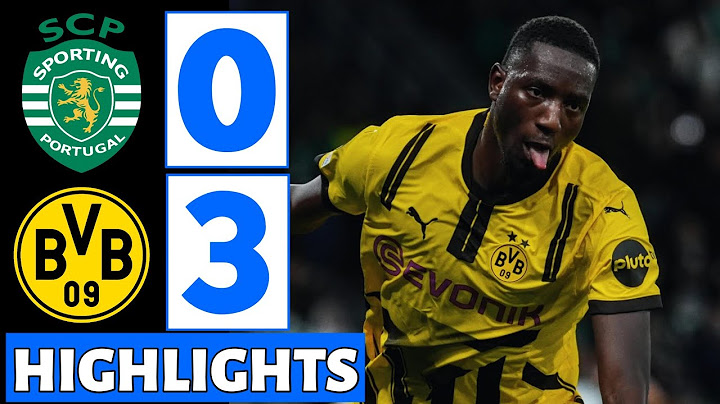 Sporting  CP vs Borussia Dortmund (0-3) All Goals & Extented HIGHLIGHTS | UEFA Champions League!