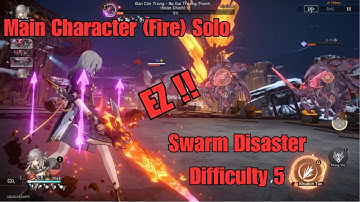 Main Character Solo Swarm Disaster Difficulty 5 !! (Nihility Path) | Honkai:Star Rail | Học Viện HSR