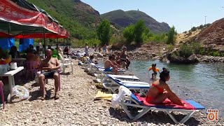 Tunceli Munzur Beach Tunceli Pülümür Beach Kutudere Valley Places to Swim in Tunceli Resimi