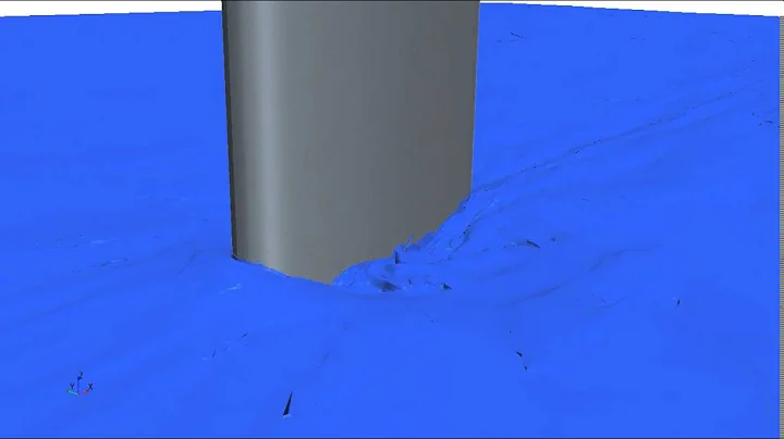 CFD Simulation: Free Surface Piercing of a NACA0024 Hydrofoil