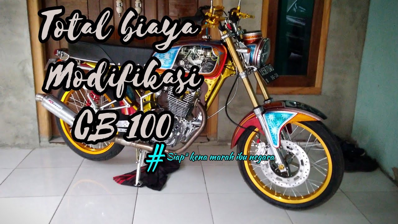 Total Biaya Modifikasi Honda Cb 100 YouTube