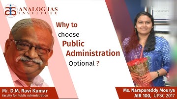 Why to choose Public Administration optional ?