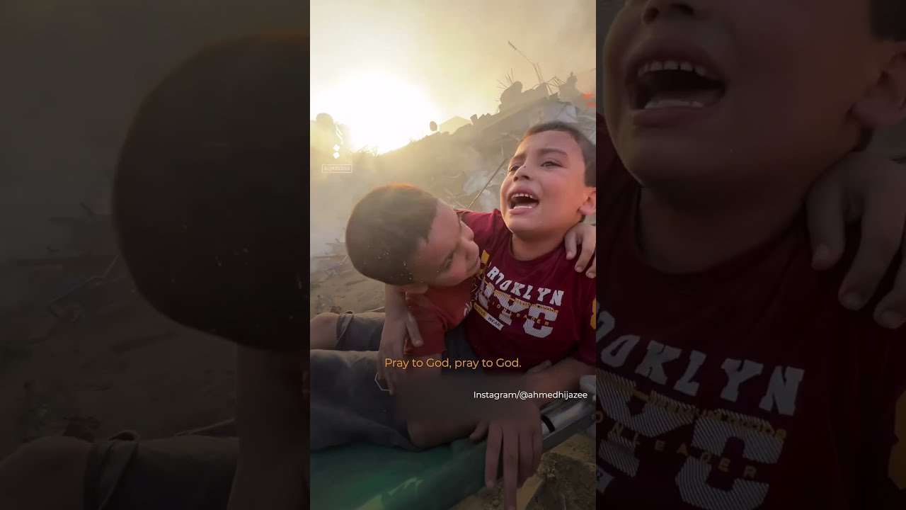Palestinian Brothers From Gaza Thank Paramedics For Their Rescue
