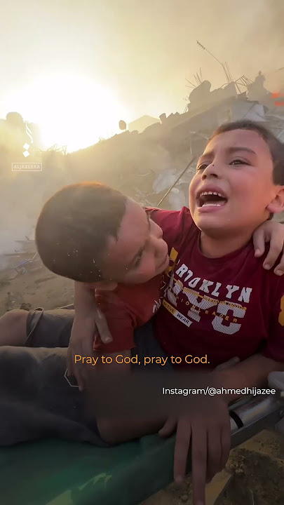 Palestinian brothers from Gaza thank paramedics for their rescue