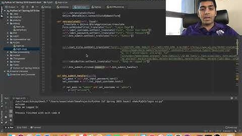 changing pages in PyQt5 python Mac OS Qt designer