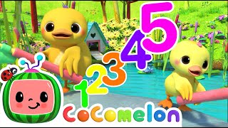 Count the Ducks! | CoComelon Animal Time | Animal Nursery Rhymes Resimi