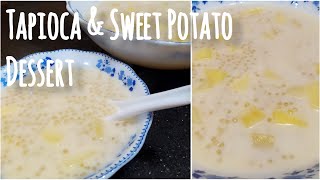 Sago Dessert in Coconut Milk - Burmese Sago Dessert in coconut Milk