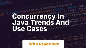 Concurrency in java trends and use cases