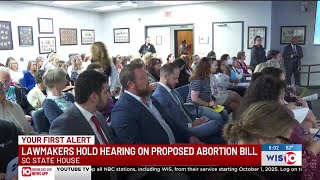 SC state lawmakers hold meeting, public hearing on proposed abortion bill