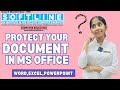 🔒 Restrict Editing in MS Word, Excel & PowerPoint | Step-by-Step Guide by YASHIKA MA'AM