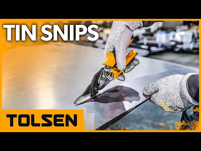 Tolsen Straight Cut Tin Snips for Cutting Metal Sheet Heavy Duty Metal  Cutter 