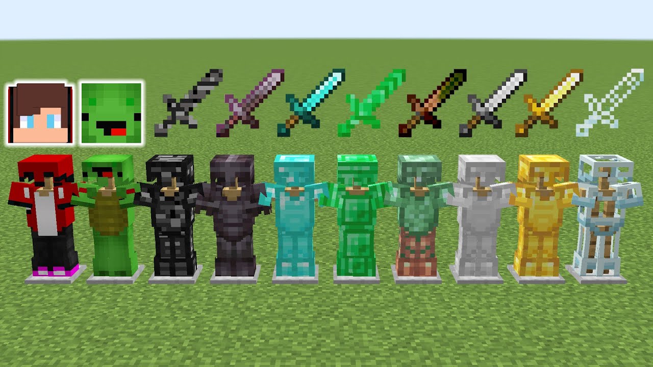 which armor is the strongest ? jj and mikey