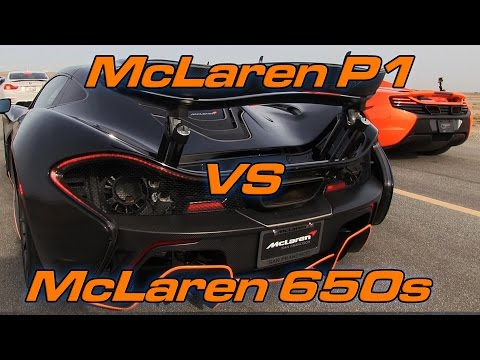 McLaren P1 vs McLaren 650S