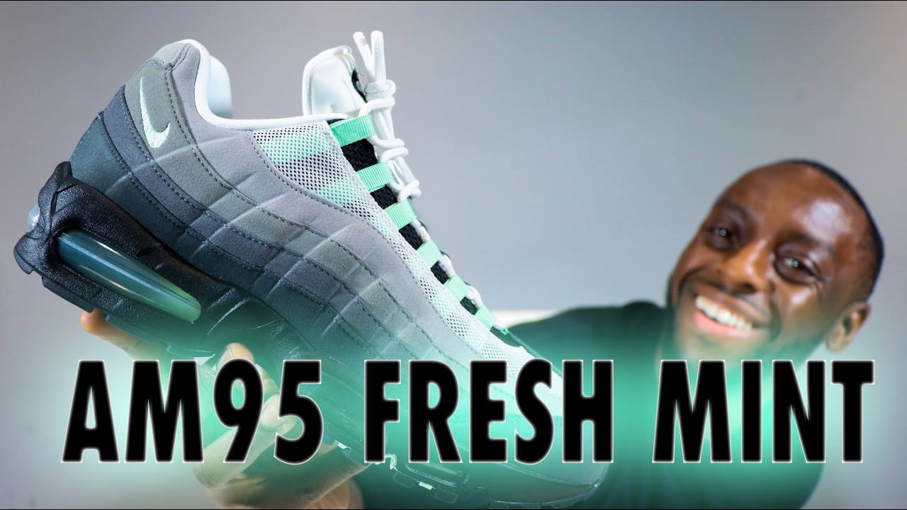 Nike Air Max 95 Big Bubble Fresh Mint Schopes 4K On Foot Review