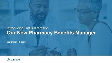 Introducing CVS Caremark: Our New Pharmacy Benefits Manager Webinar