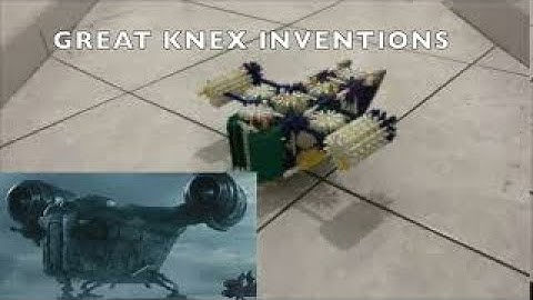 the razor crest out of knex. you must see this